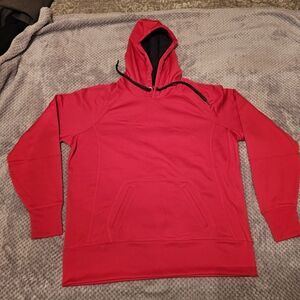 Sport-Tek True Red Ladies Hooded Sweatshirt